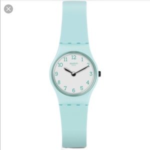 Swatch lady watch in turquoise